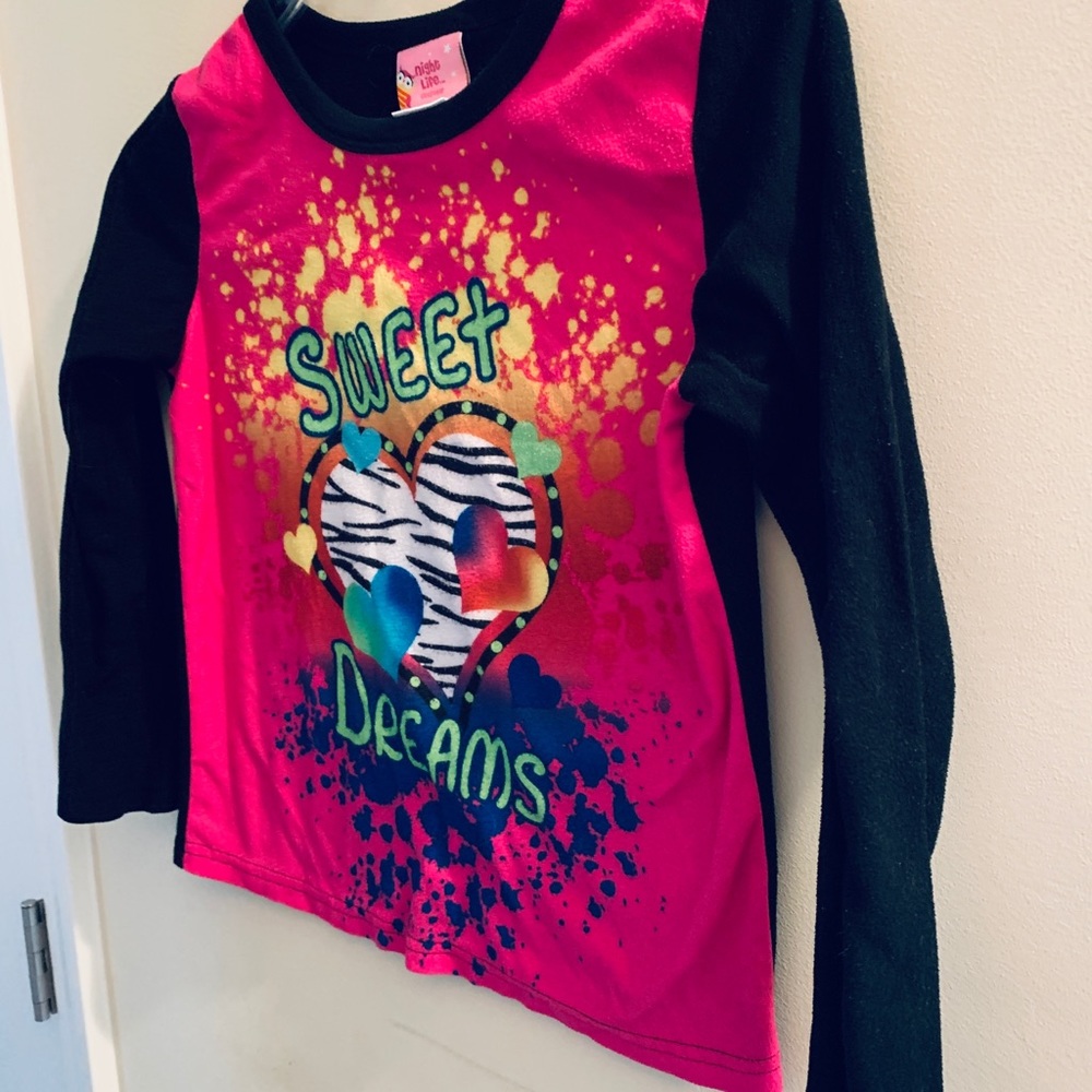 Cute girls pajama top